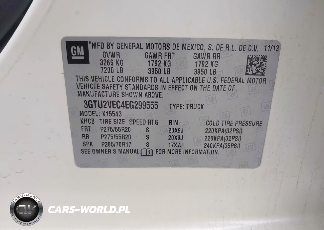 2014 GMC Sierra 1500 Slt VIN:3GTU2VEC4EG299555 - 9