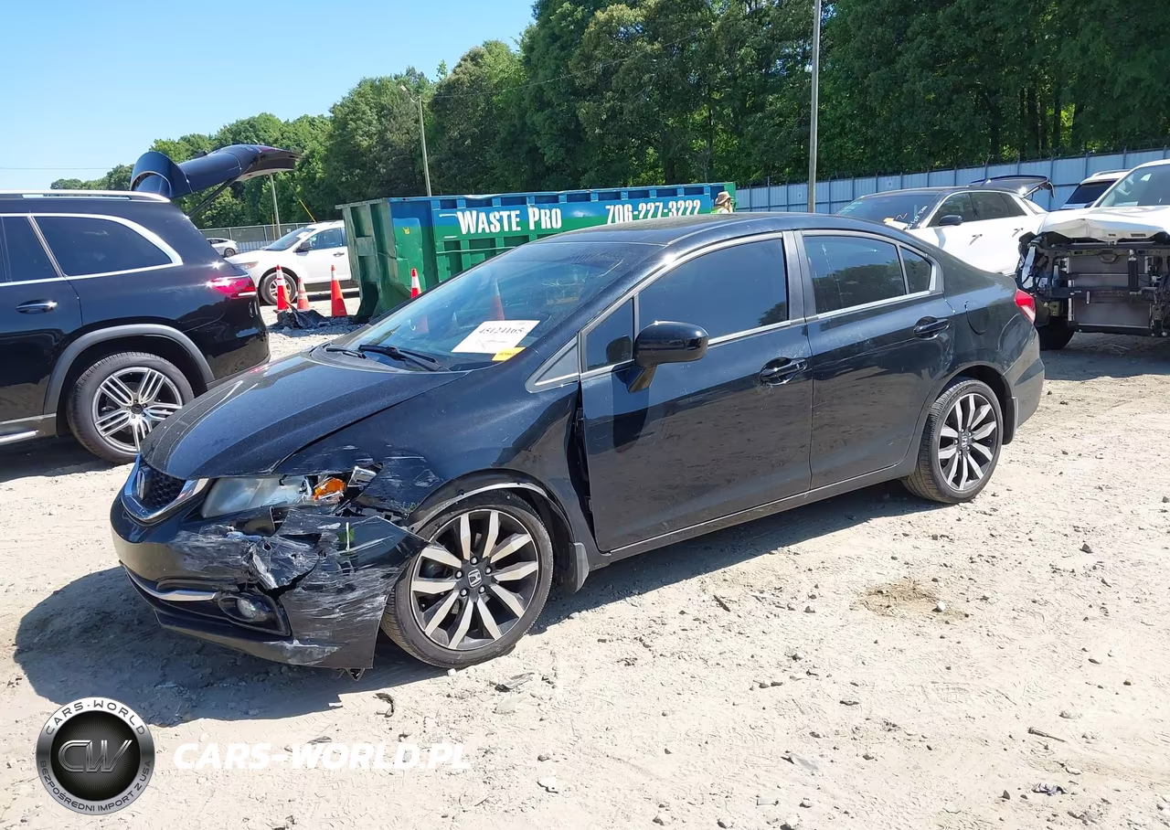 2015 Honda Civic Ex-L VIN:19XFB2F95FE010254 - 2