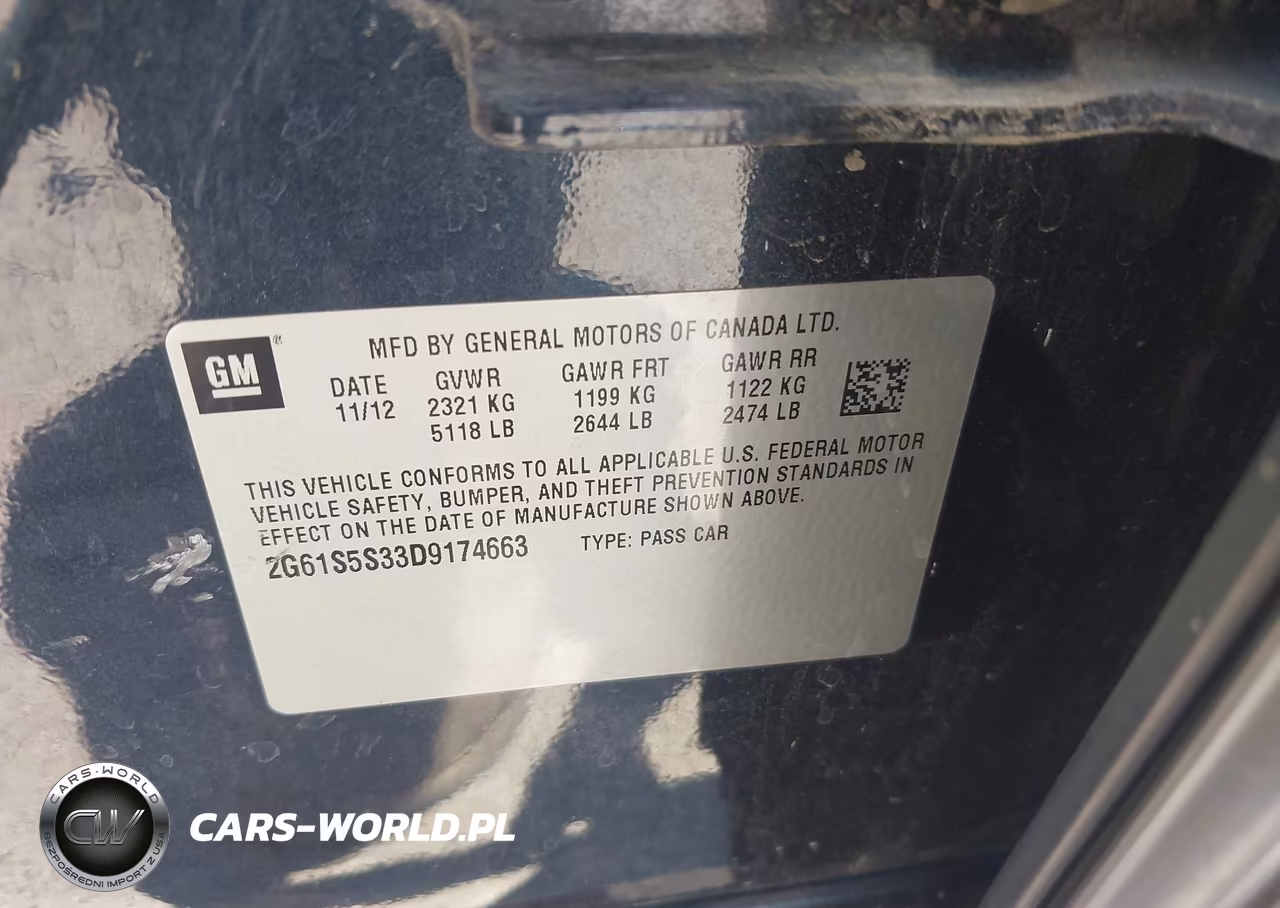 2013 Cadillac Xts Premium VIN:2G61S5S33D9174663 - 9