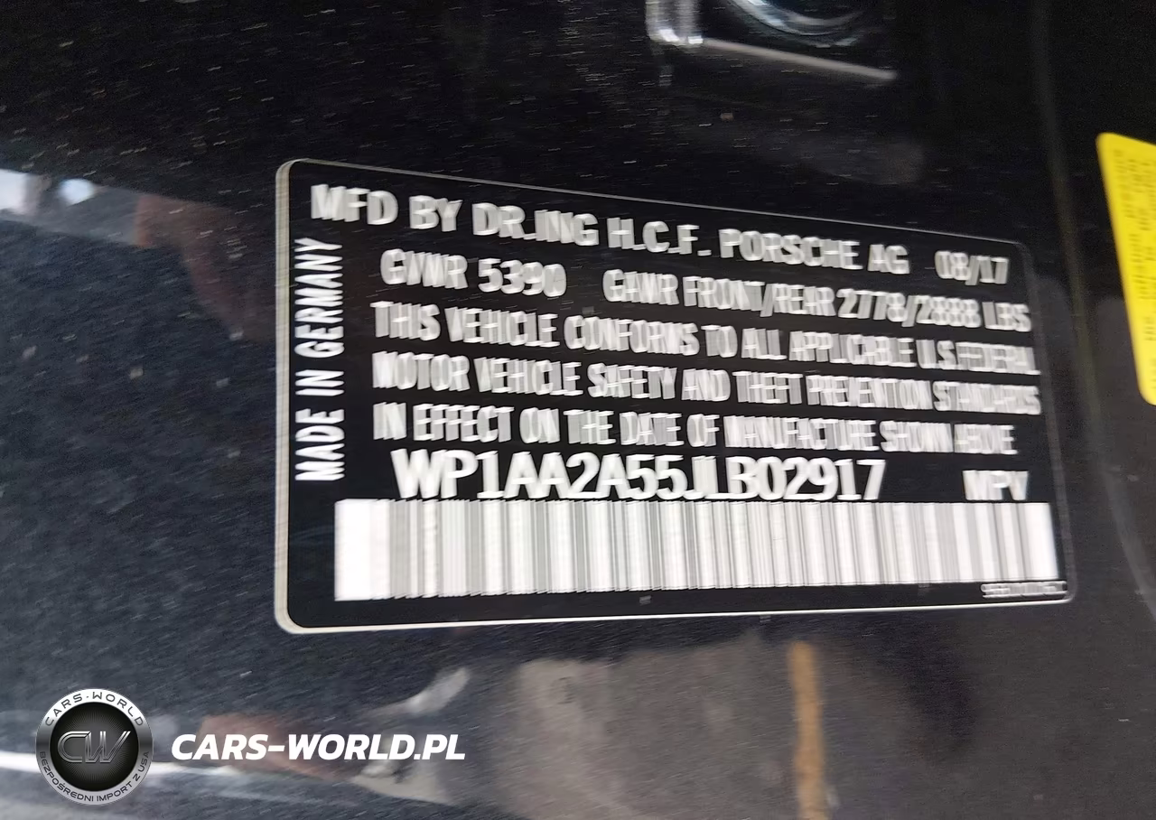2018 Porsche Macan VIN:WP1AA2A55JLB02917 - 9
