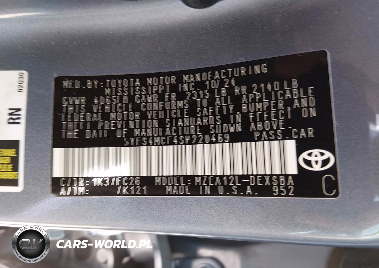 2025 Toyota Corolla Se VIN:5YFS4MCE4SP220469 - 9
