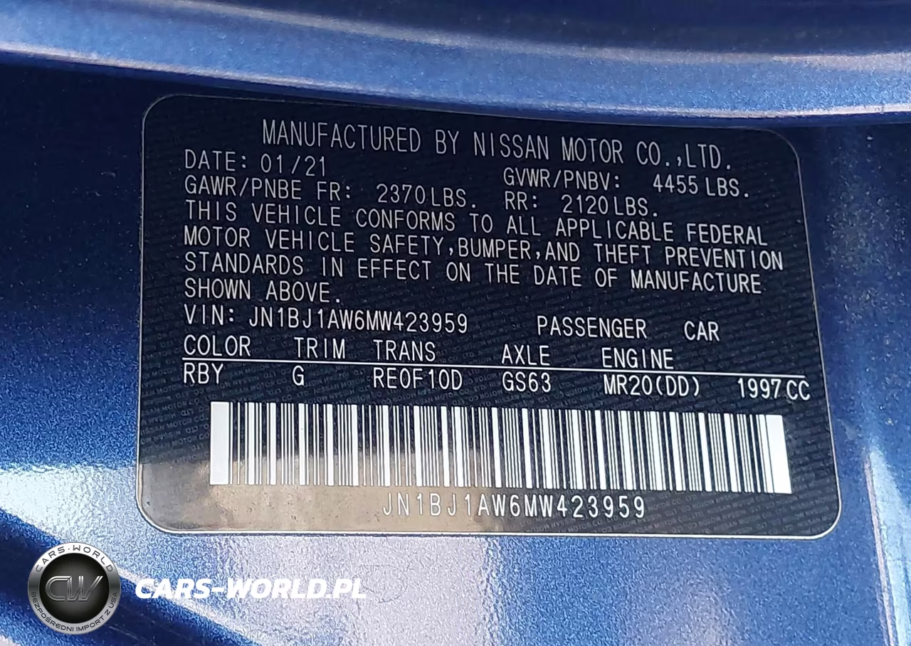 2021 Nissan Rogue Sport S Awd Xtronic Cvt VIN:JN1BJ1AW6MW423959 - 9