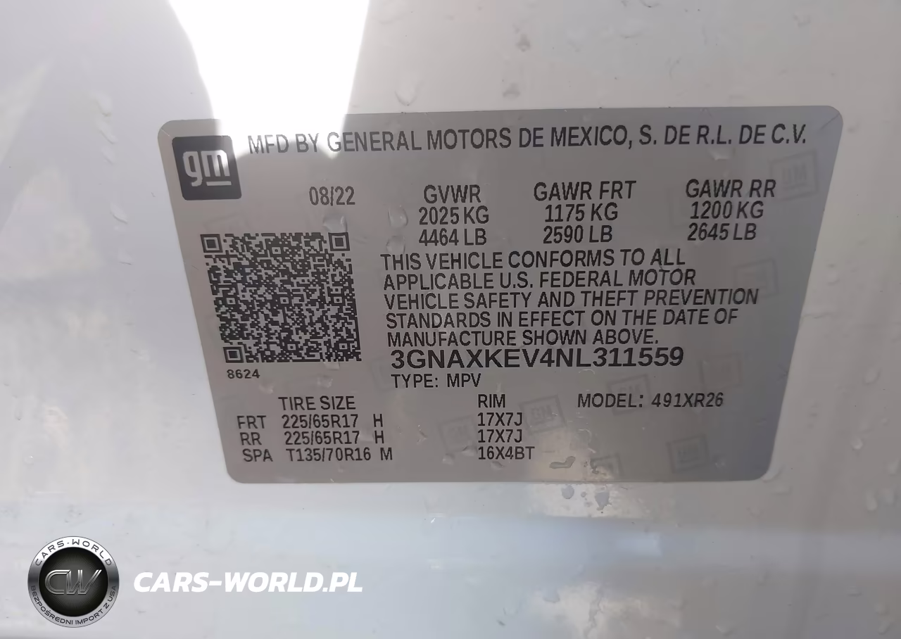 2022 Chevrolet Equinox Fwd Lt VIN:3GNAXKEV4NL311559 - 9