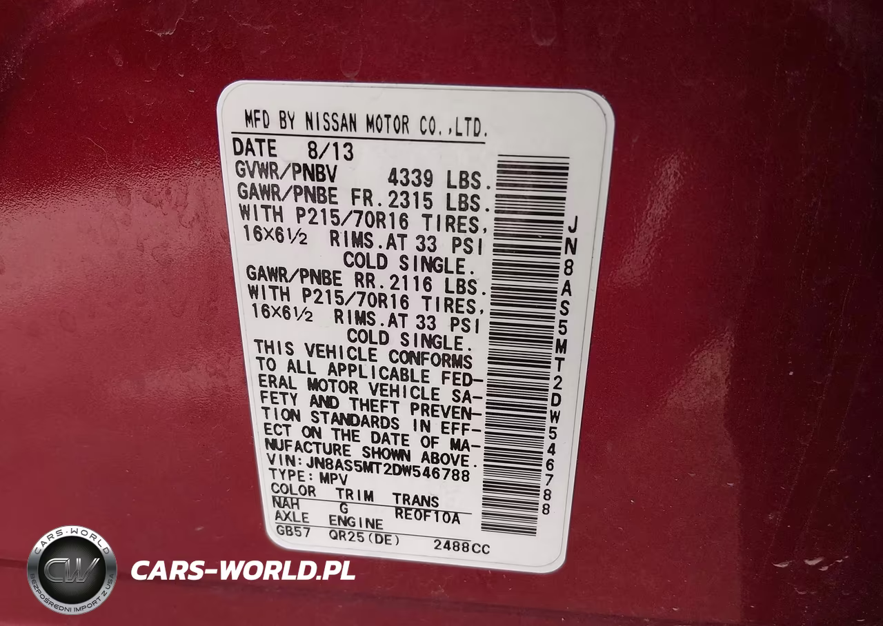 2013 Nissan Rogue S VIN:JN8AS5MT2DW546788 - 9