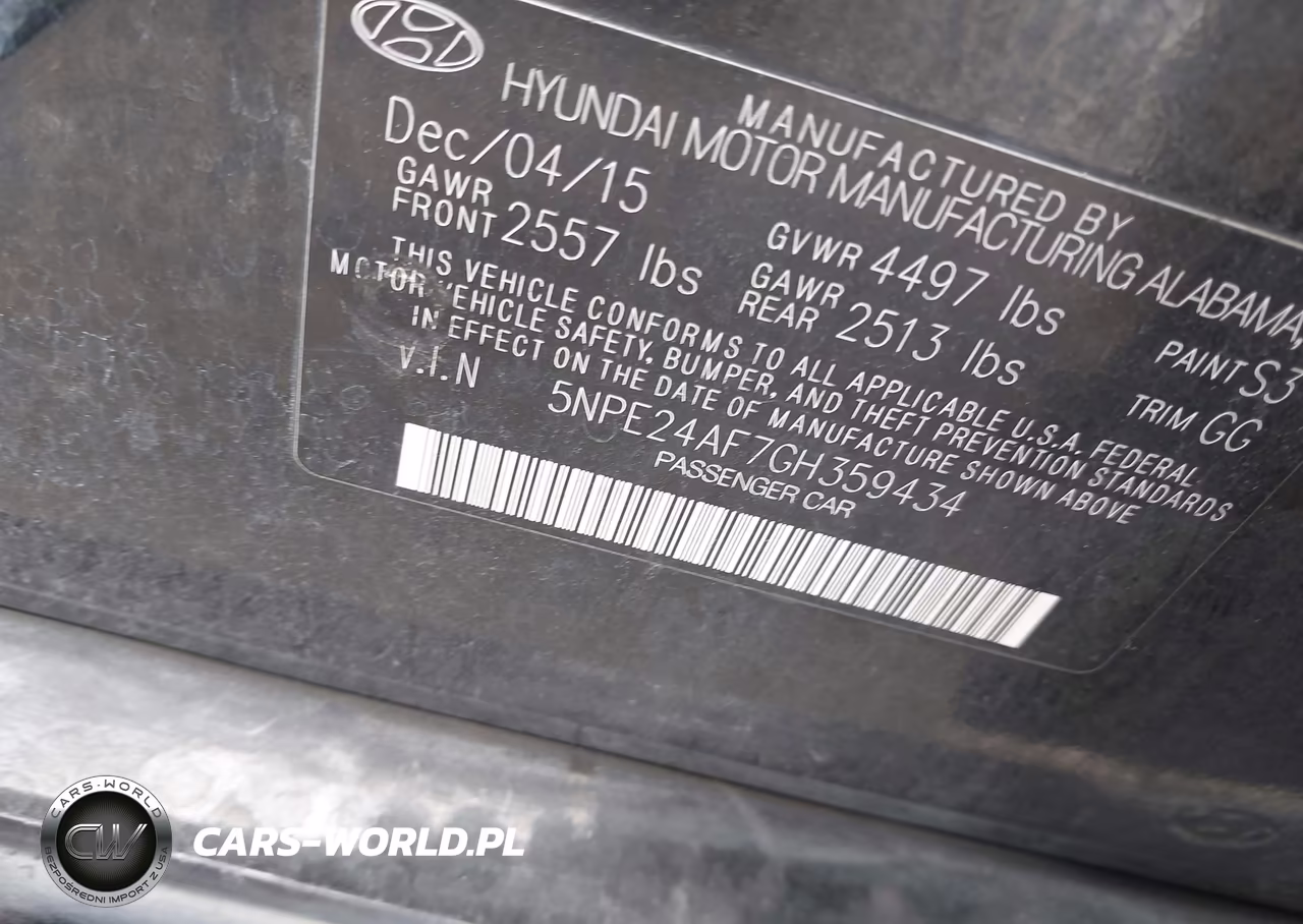 2016 Hyundai Sonata Se VIN:5NPE24AF7GH359434 - 9