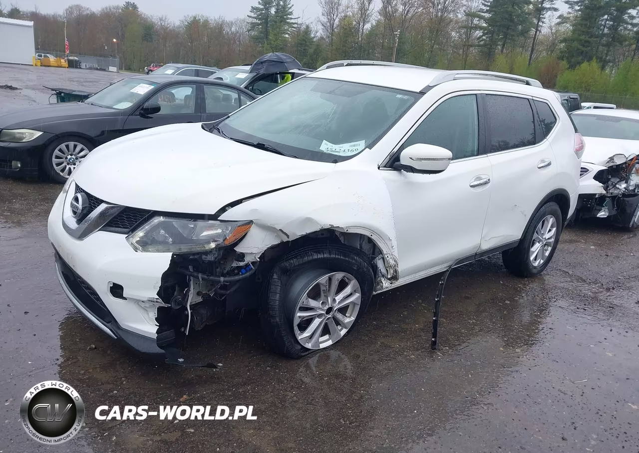 2015 Nissan Rogue Sv VIN:5N1AT2MV2FC916565 - 2