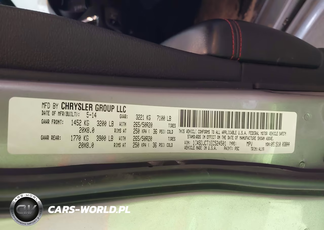 2014 Dodge Durango R-T VIN:1C4SDJCT1EC524501 - 9