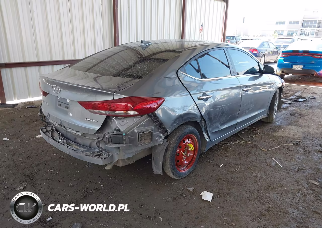 2017 Hyundai Elantra Limited VIN:KMHD84LF7HU358231 - 4
