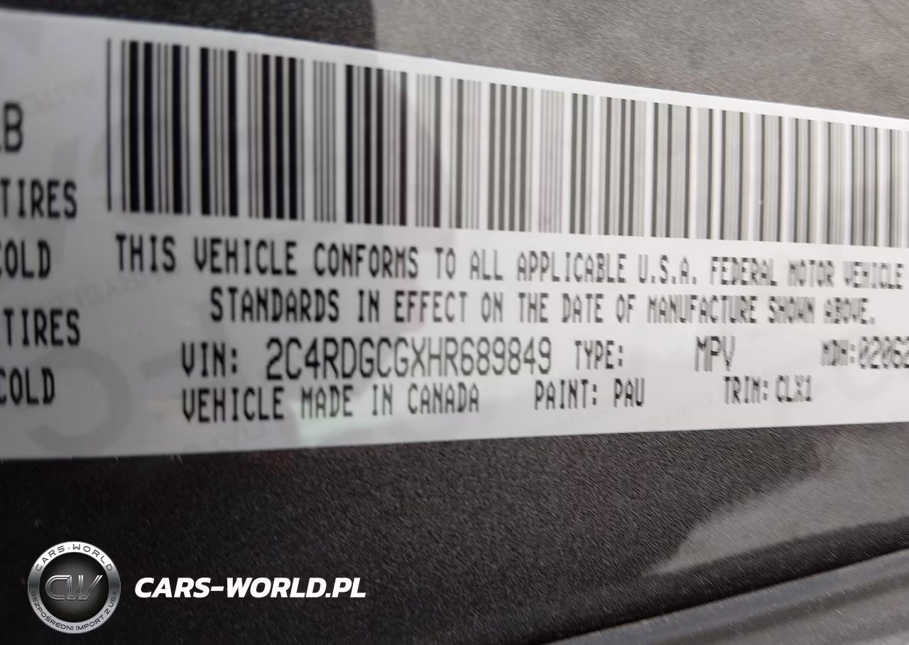 2017 Dodge Grand Caravan Sxt VIN:2C4RDGCGXHR689849 - 9
