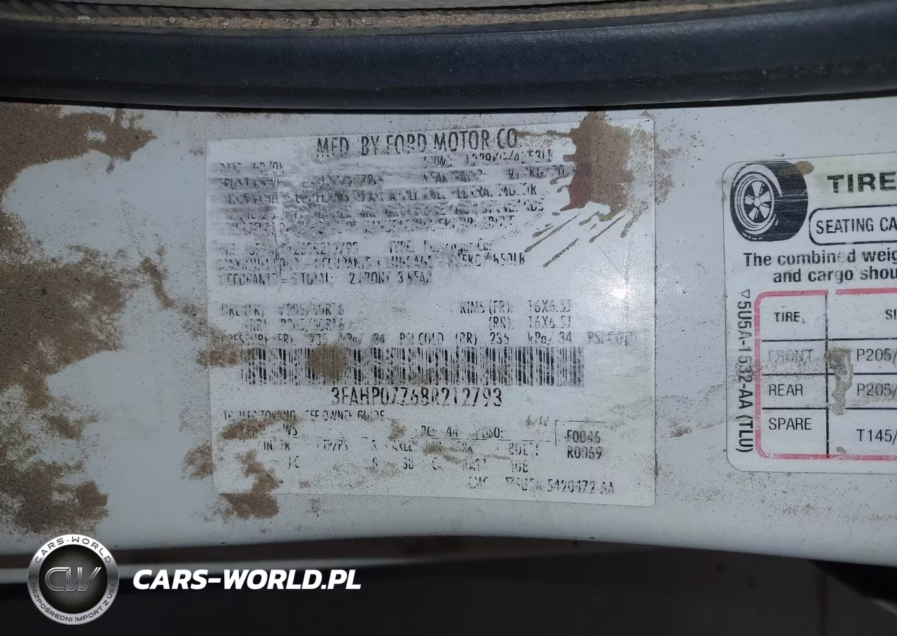 2008 Ford Fusion Se VIN:3FAHP07Z68R212793 - 9