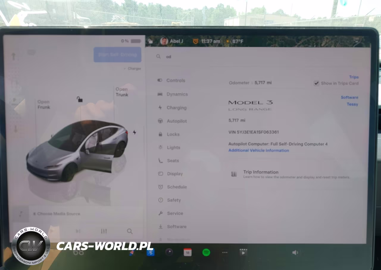 2025 Tesla Model 3 Long Range Rear-Wheel Drive-Standard Rear-Wheel Drive VIN:5YJ3E1EA1SF063361 - 7