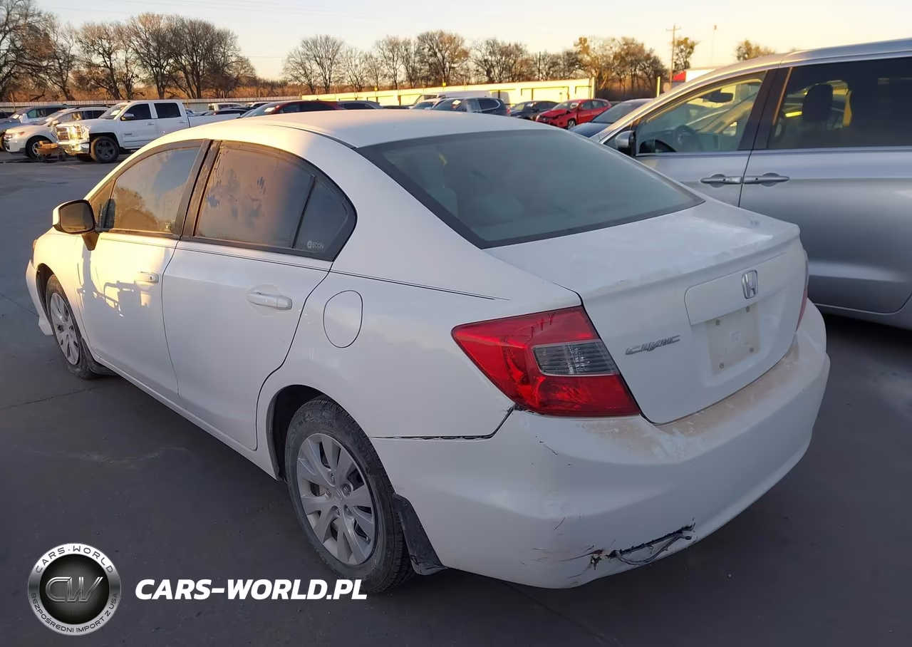 2012 Honda Civic Lx VIN:2HGFB2F50CH598577 - 3