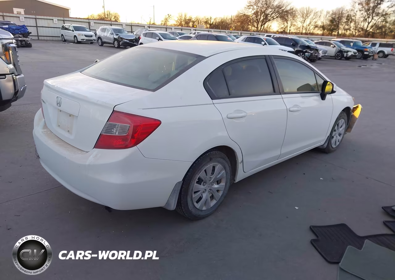 2012 Honda Civic Lx VIN:2HGFB2F50CH598577 - 4