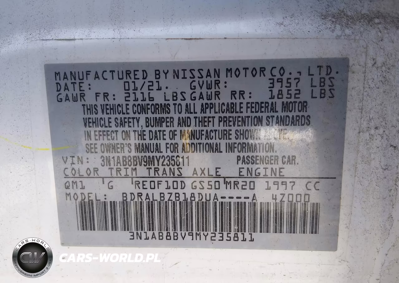 2021 Nissan Sentra S Xtronic Cvt VIN:3N1AB8BV9MY235811 - 9