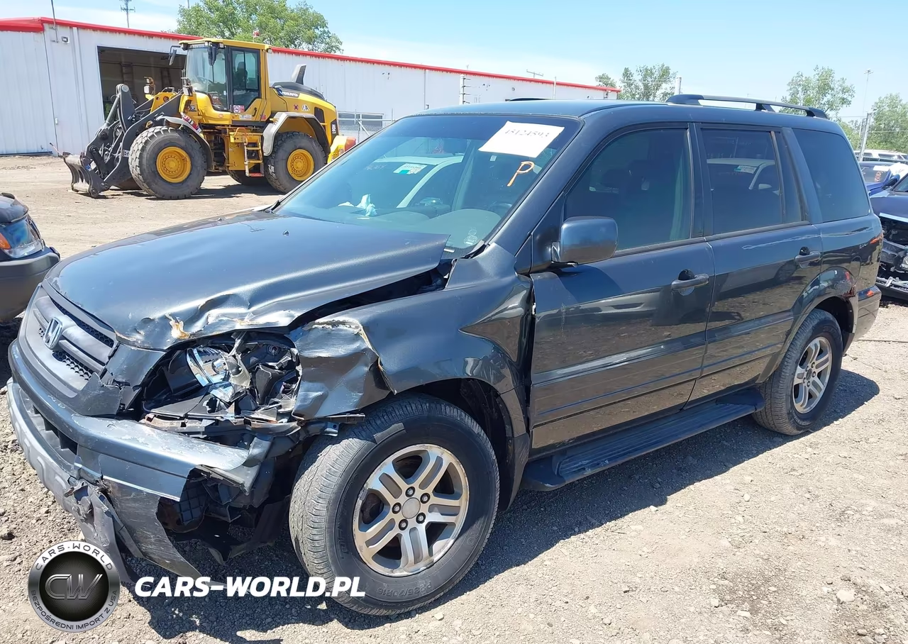 2004 Honda Pilot Ex-L VIN:2HKYF18654H518257 - 2
