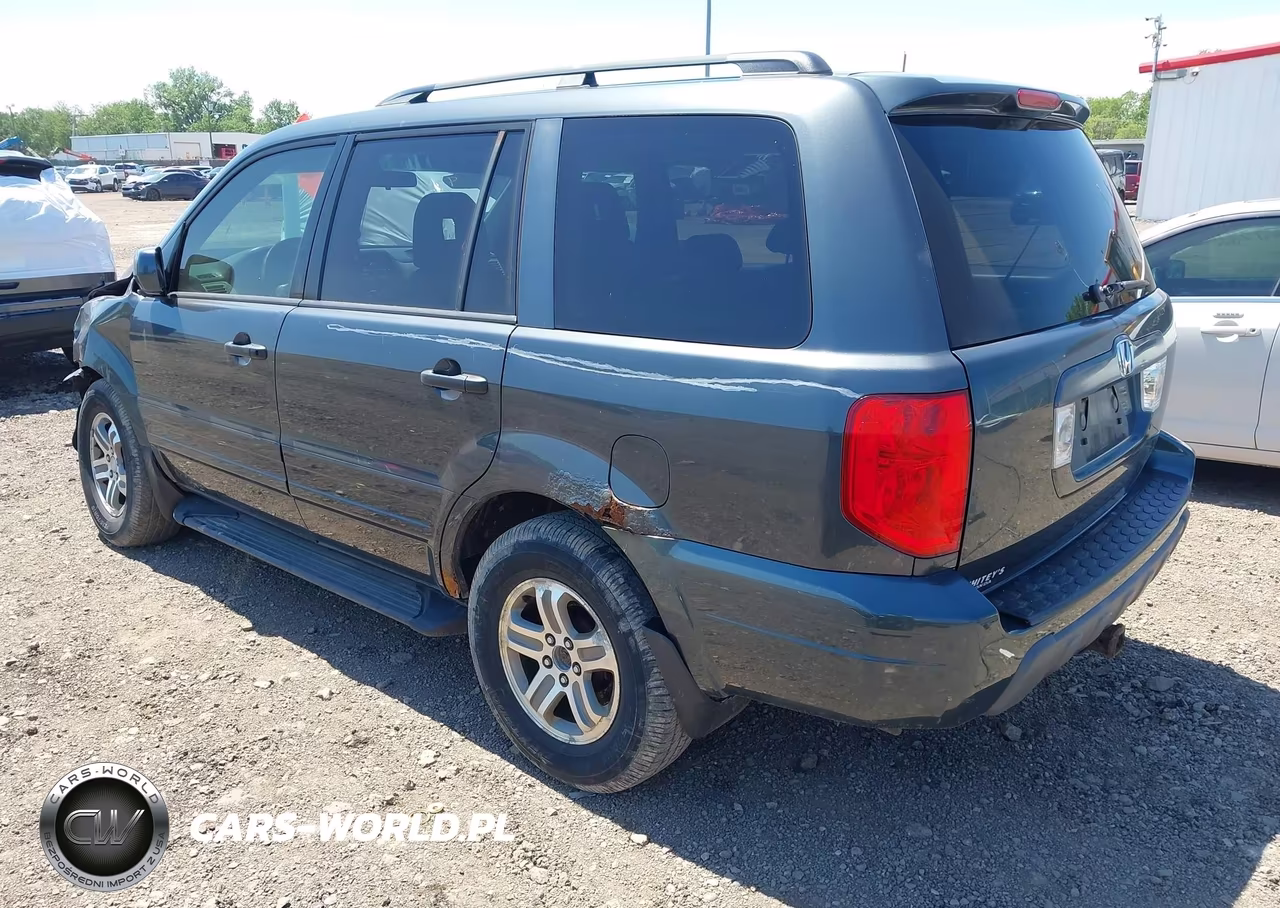 2004 Honda Pilot Ex-L VIN:2HKYF18654H518257 - 3