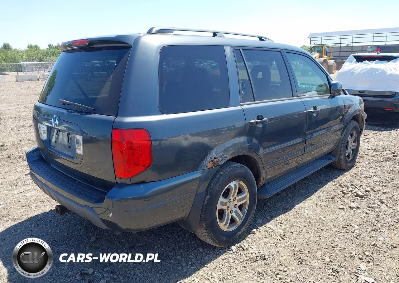 2004 Honda Pilot Ex-L VIN:2HKYF18654H518257 - 4