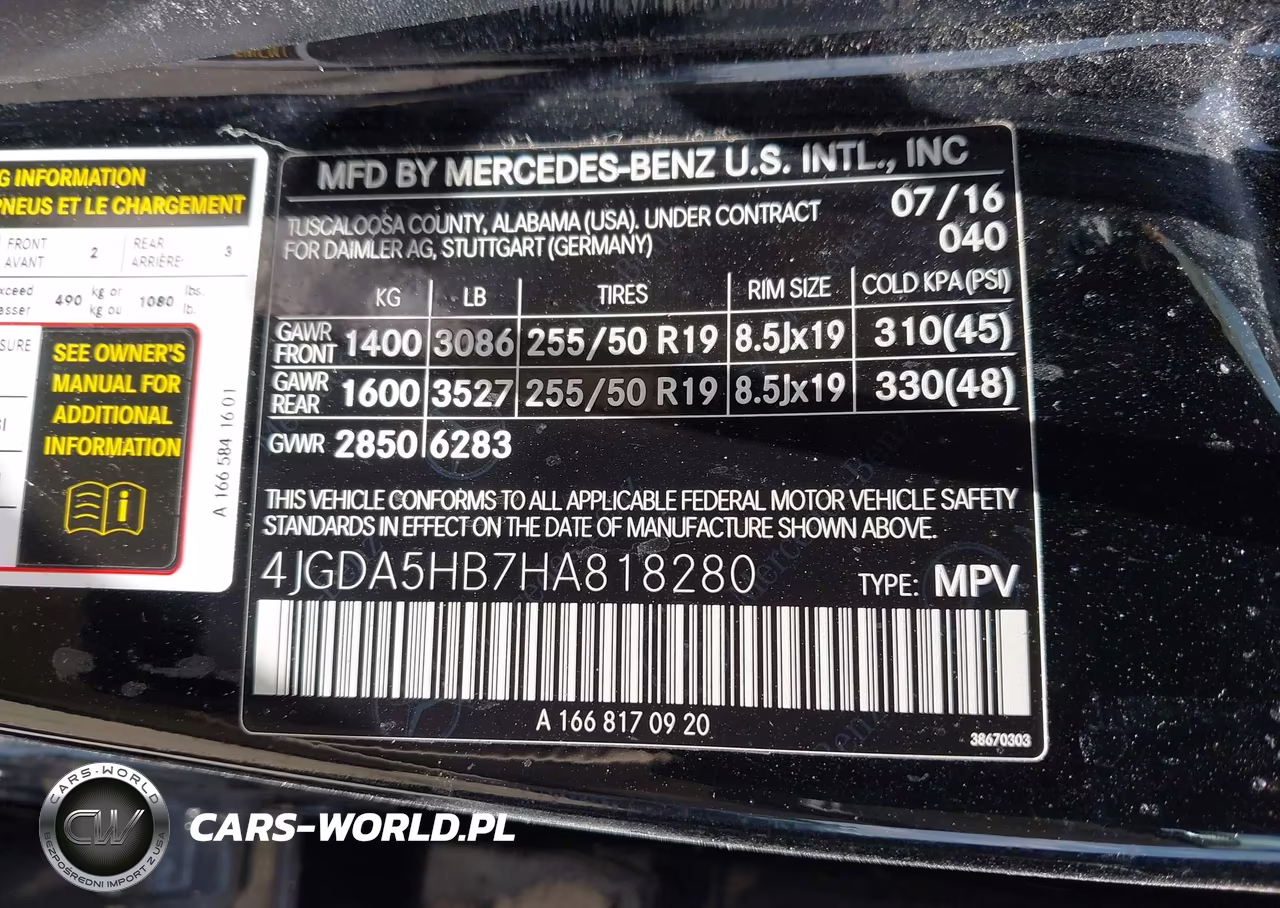 2017 Mercedes-Benz Gle 350 4Matic VIN:4JGDA5HB7HA818280 - 9