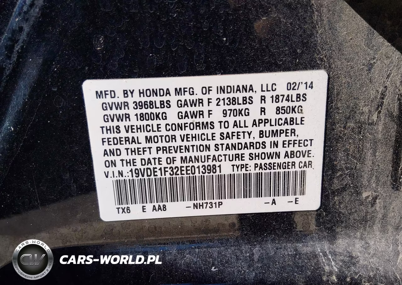 2014 Acura Ilx 2.0L VIN:19VDE1F32EE013981 - 9