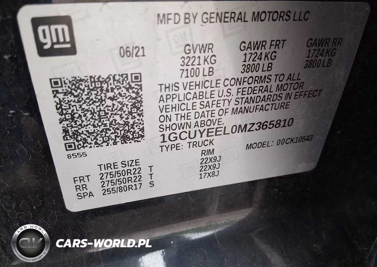 2021 Chevrolet Silverado 1500 4Wd Short Bed Rst VIN:1GCUYEEL0MZ365810 - 9