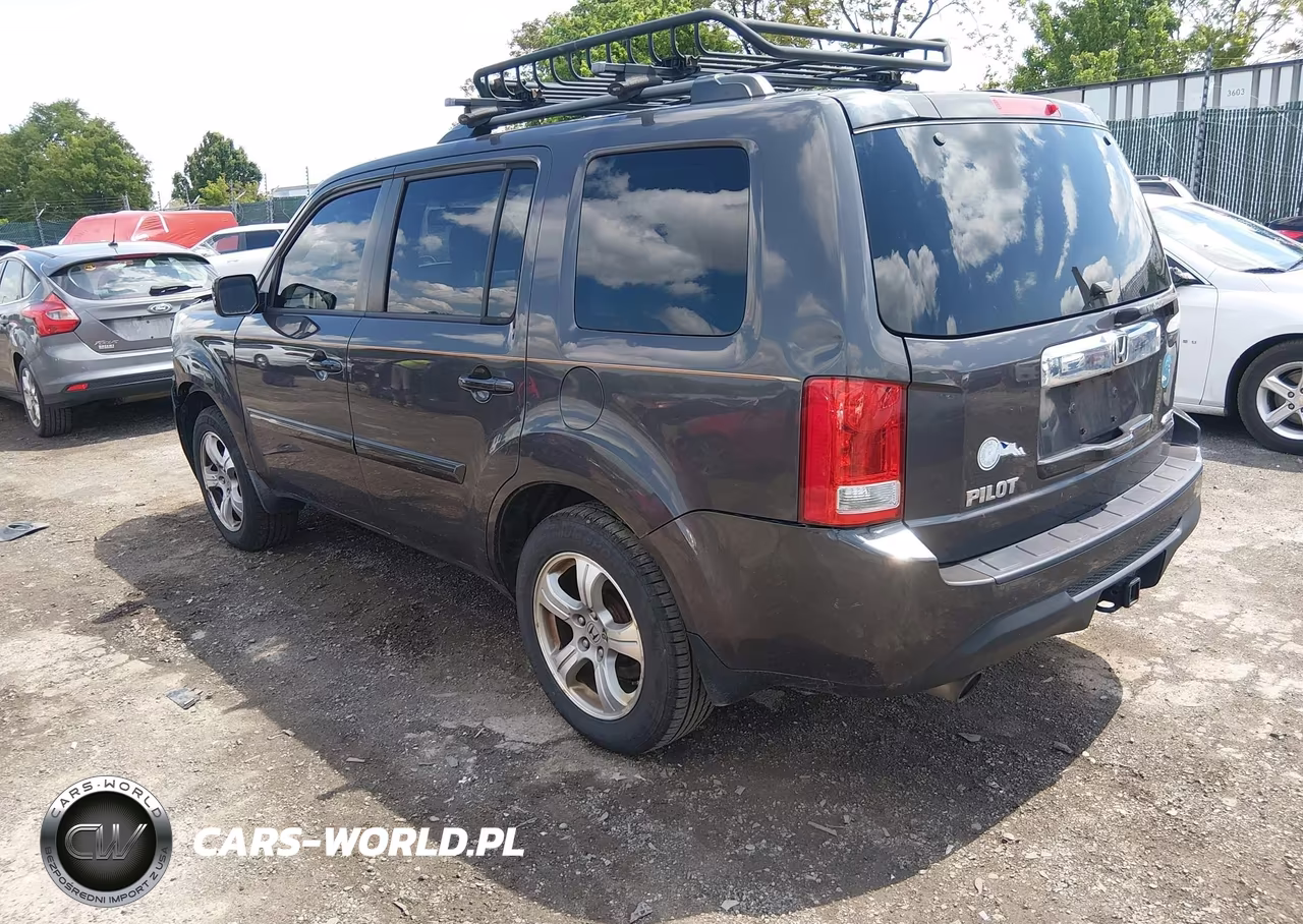 2013 Honda Pilot Ex-L VIN:5FNYF4H54DB064087 - 3