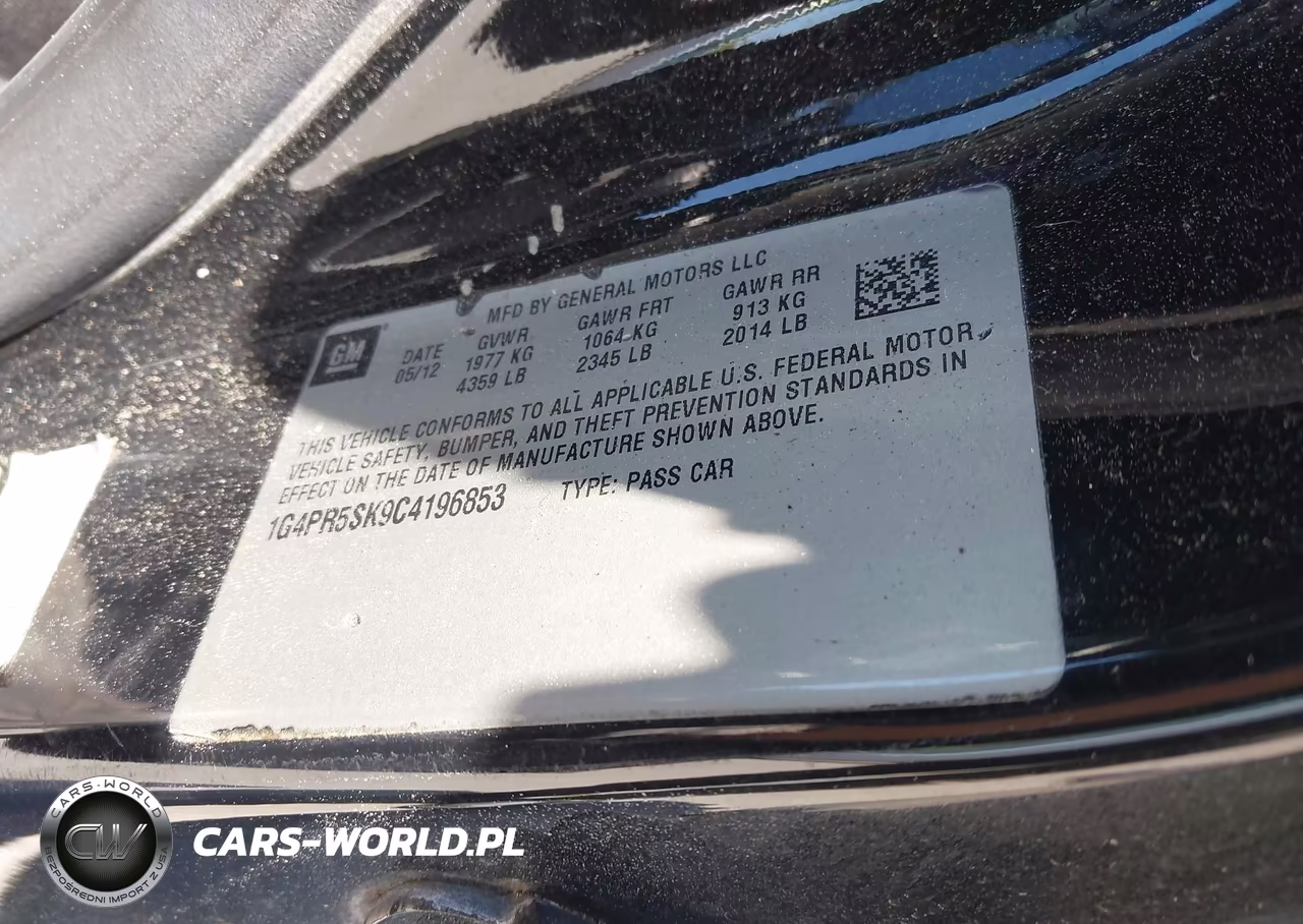 2012 Buick Verano Convenience Group VIN:1G4PR5SK9C4196853 - 9