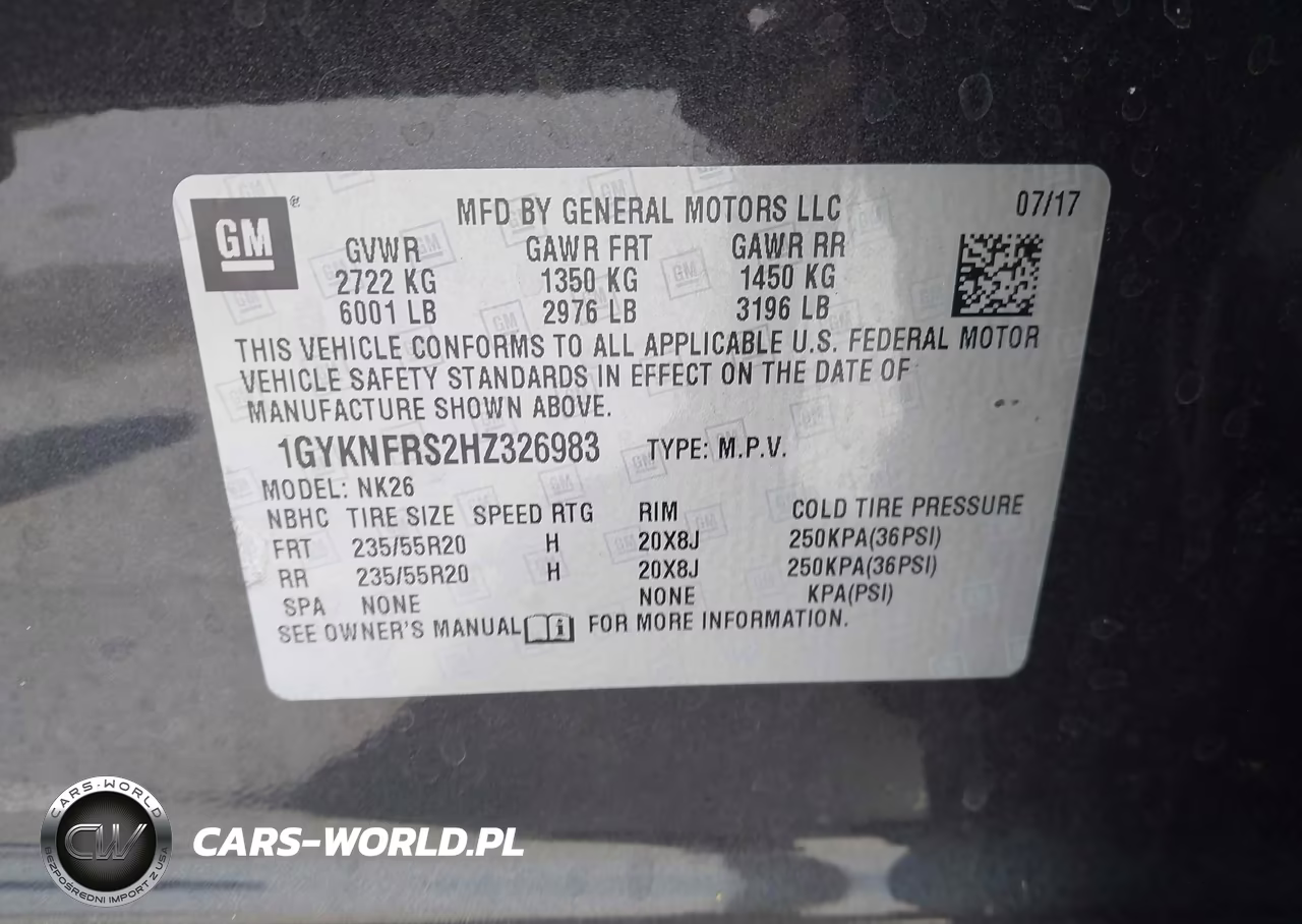 2017 Cadillac Xt5 Platinum VIN:1GYKNFRS2HZ326983 - 9