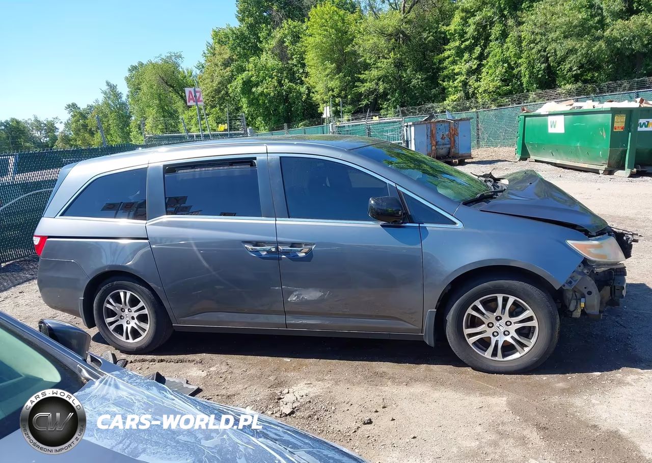 2011 Honda Odyssey Ex-L VIN:5FNRL5H67BB038009 - 14