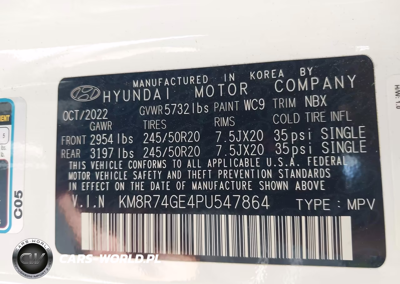 2023 Hyundai Palisade Calligraphy VIN:KM8R74GE4PU547864 - 9