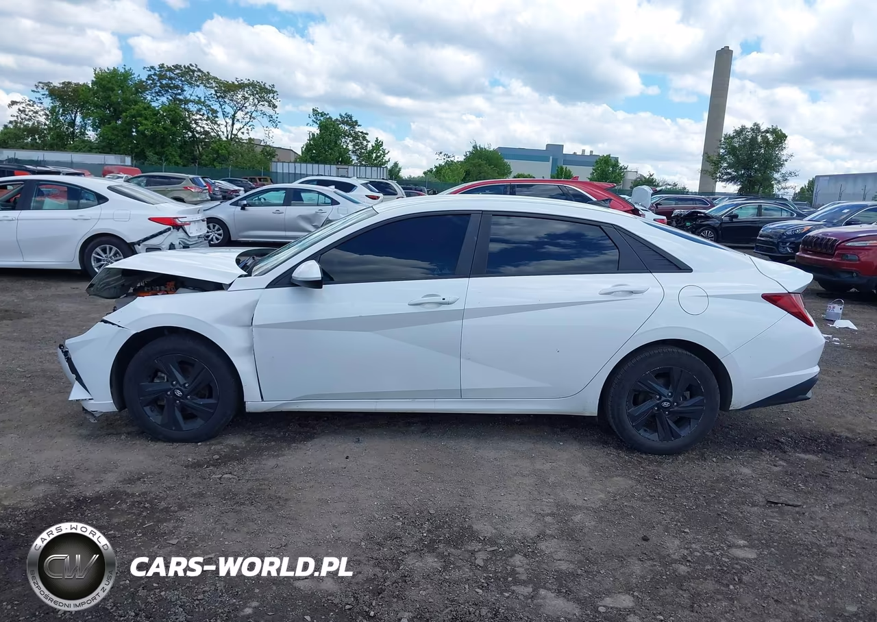 2023 Hyundai Elantra Hybrid Blue VIN:KMHLM4AJXPU082740 - 14