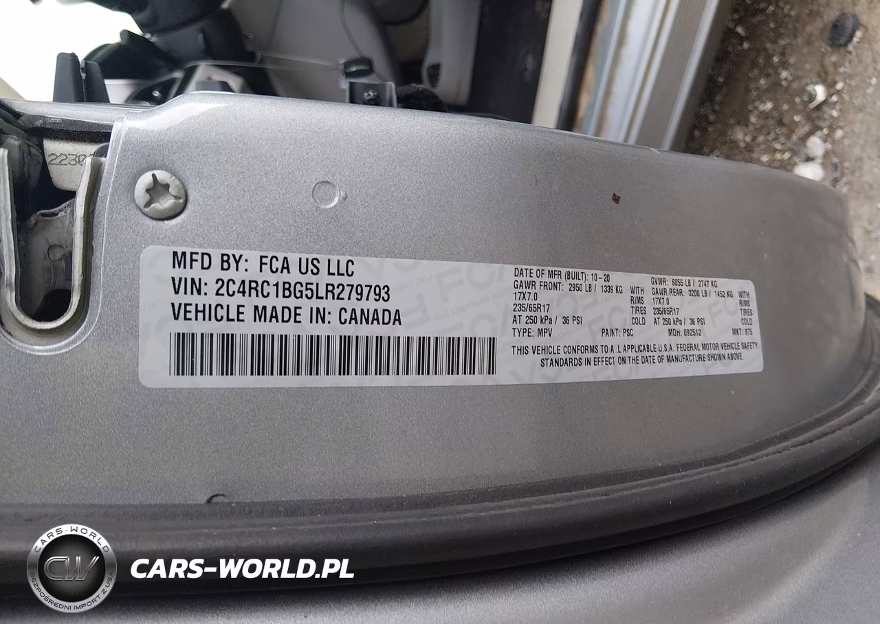 2020 Chrysler Pacifica Touring L VIN:2C4RC1BG5LR279793 - 9