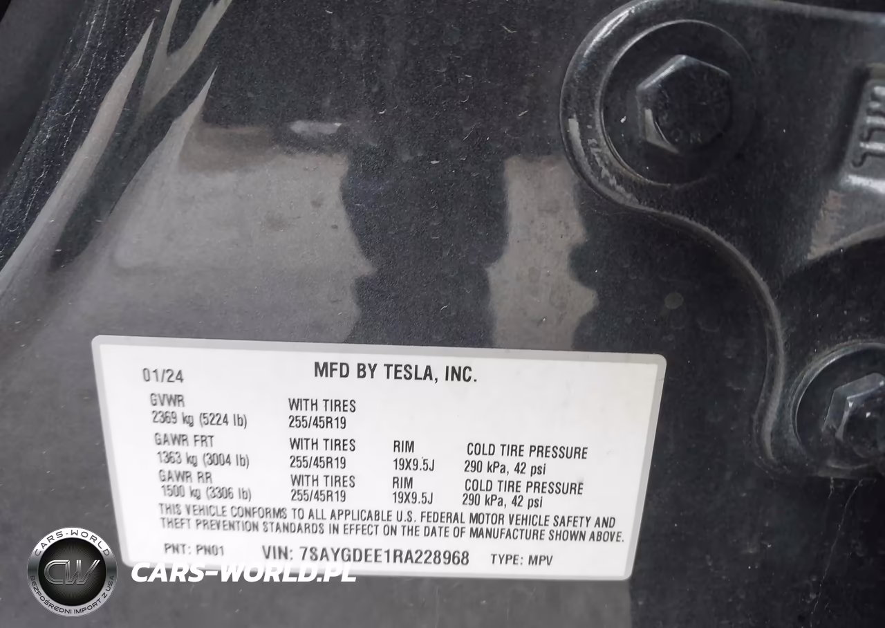 2024 Tesla Model Y Long Range Dual Motor All-Wheel Drive VIN:7SAYGDEE1RA228968 - 9