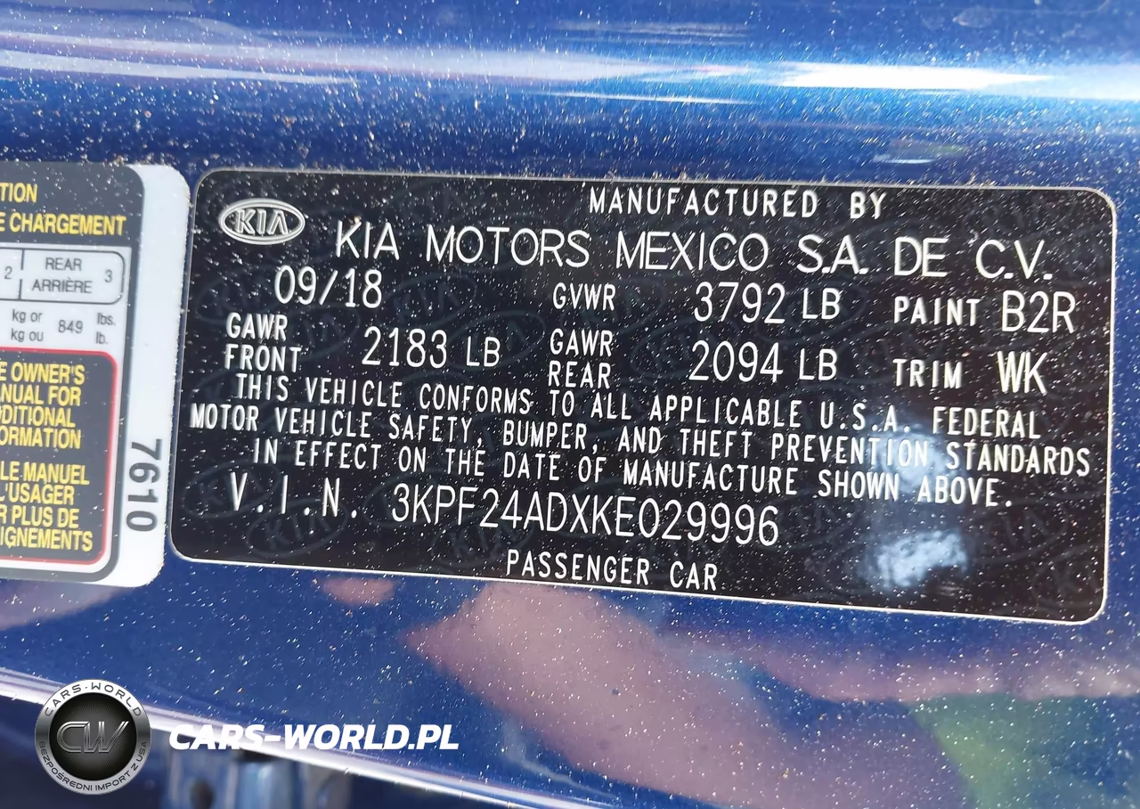 2019 Kia Forte Lxs VIN:3KPF24ADXKE029996 - 9