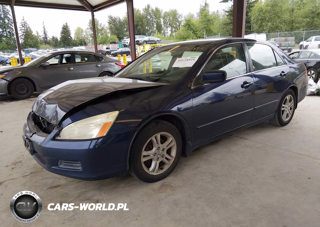 2007 Honda Accord 2.4 Se VIN:JHMCM56367C022625 - 2