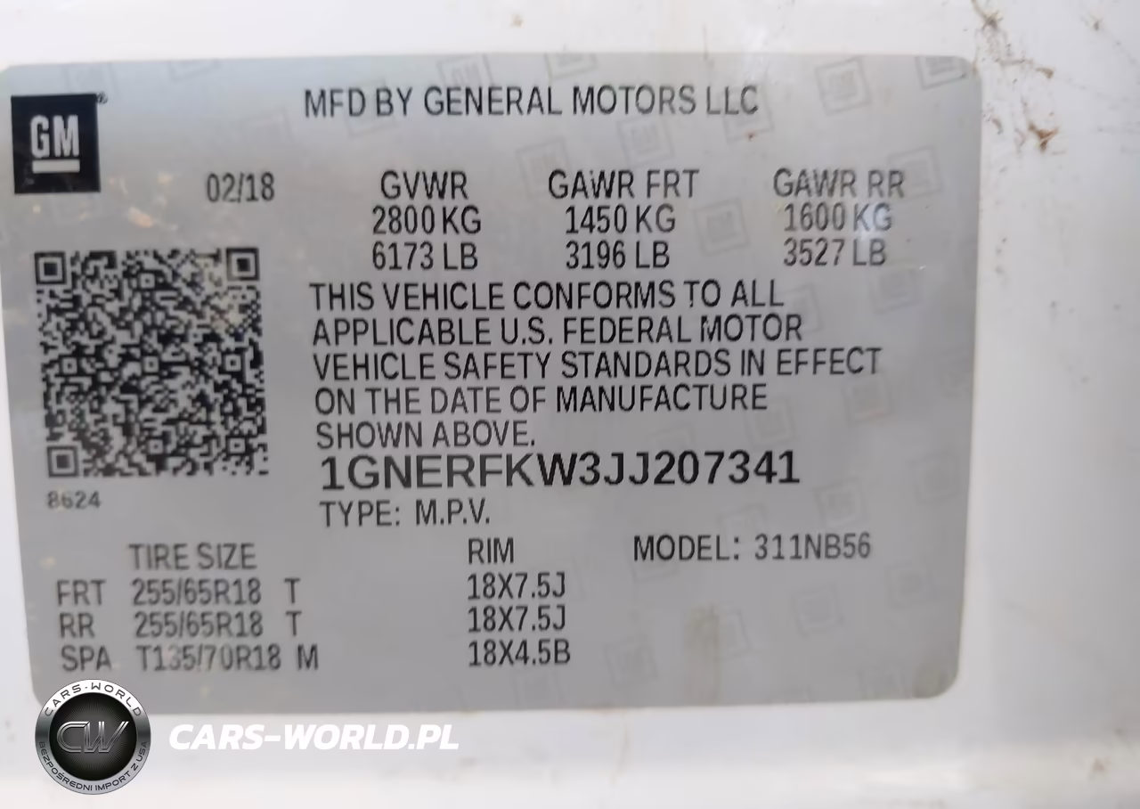 2018 Chevrolet Traverse Ls VIN:1GNERFKW3JJ207341 - 9