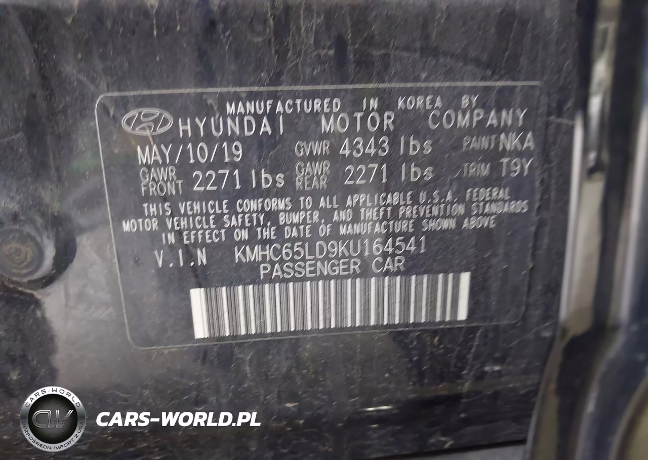2019 Hyundai Ioniq Plug-In Hybrid VIN:KMHC65LD9KU164541 - 9