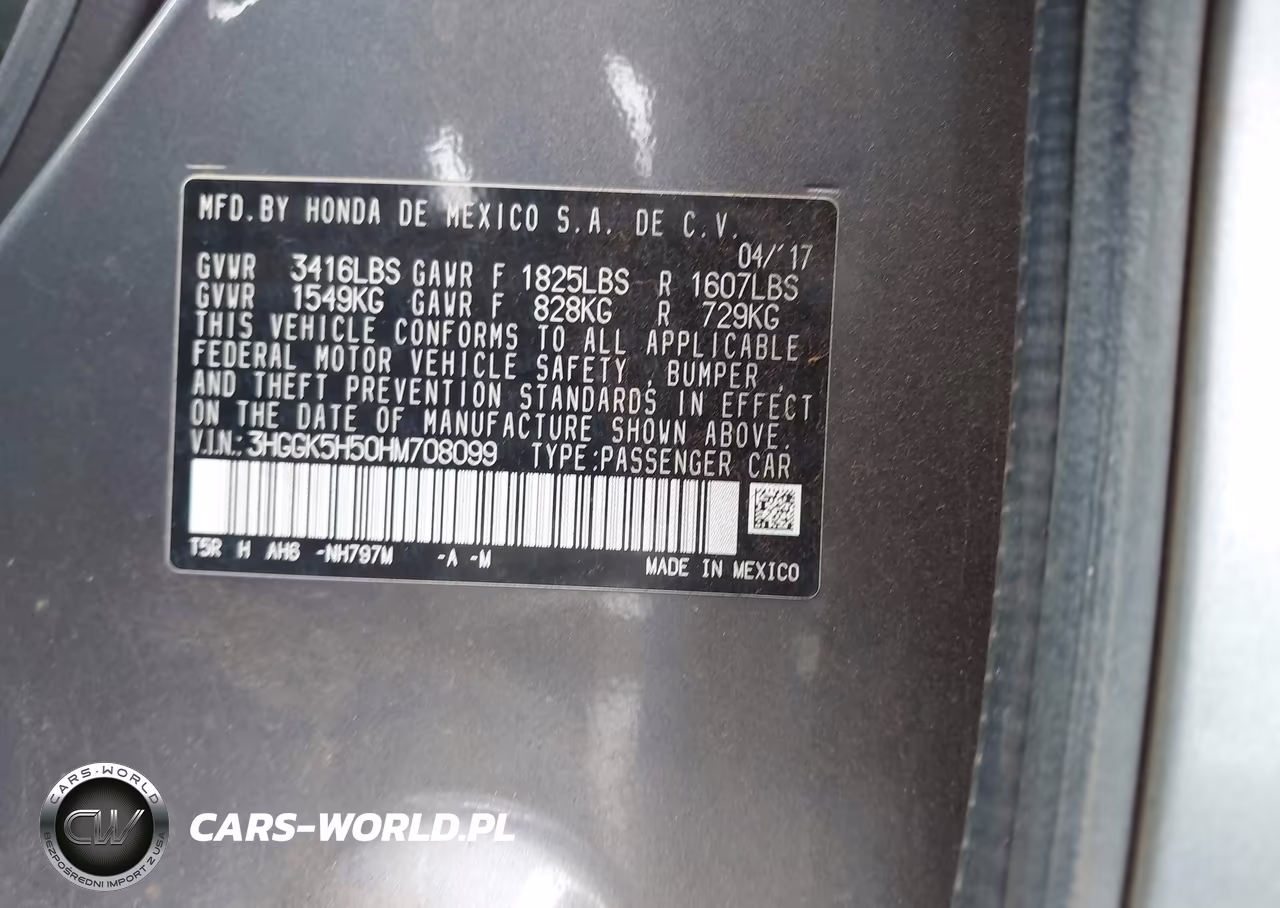 2017 Honda Fit Lx VIN:3HGGK5H50HM708099 - 9