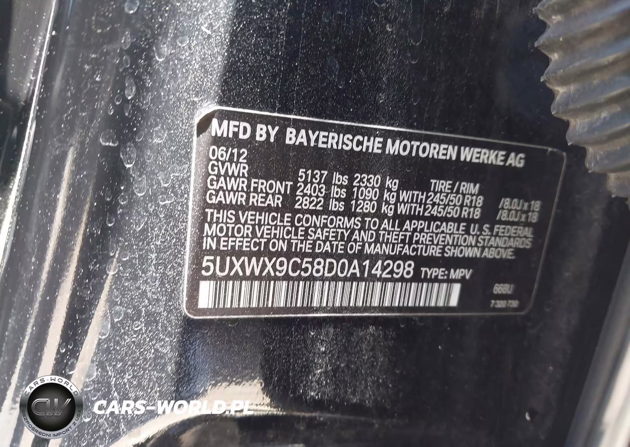 2013 BMW X3 xDrive28I VIN:5UXWX9C58D0A14298 - 9