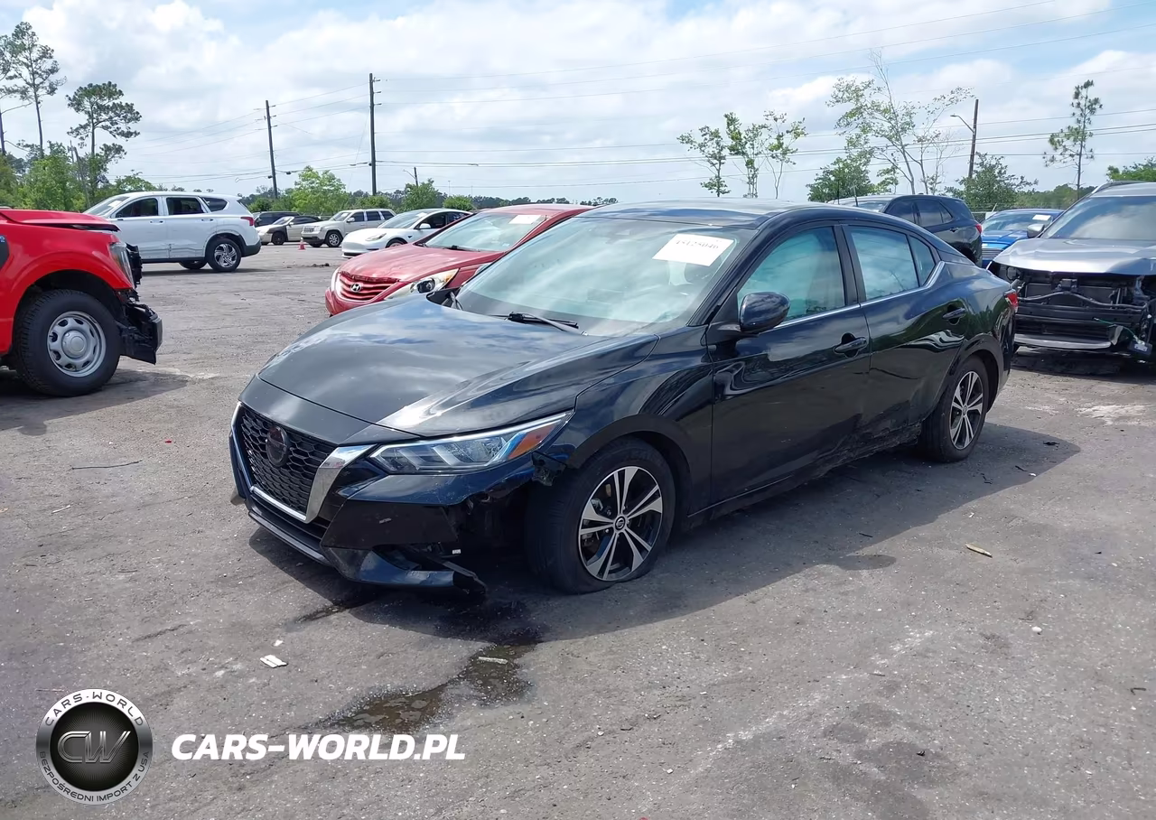 2021 Nissan Sentra Sv Xtronic Cvt VIN:3N1AB8CVXMY292839 - 2