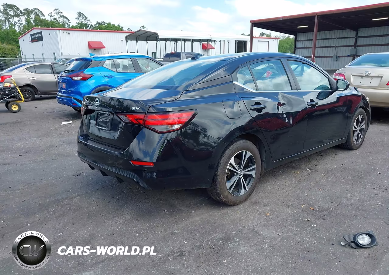 2021 Nissan Sentra Sv Xtronic Cvt VIN:3N1AB8CVXMY292839 - 4