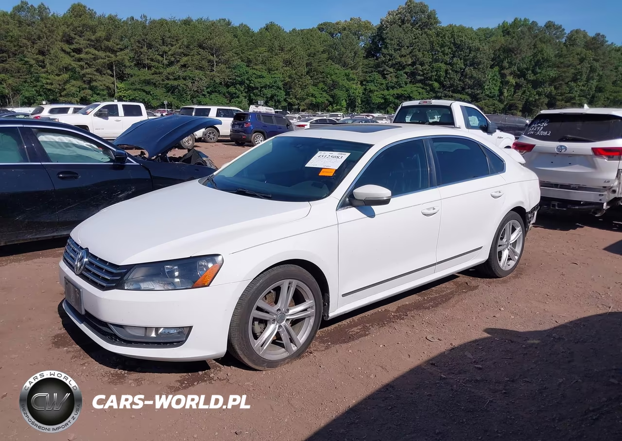 2015 Volkswagen Passat 2.0L Tdi Se VIN:1VWBV7A35FC034953 - 2