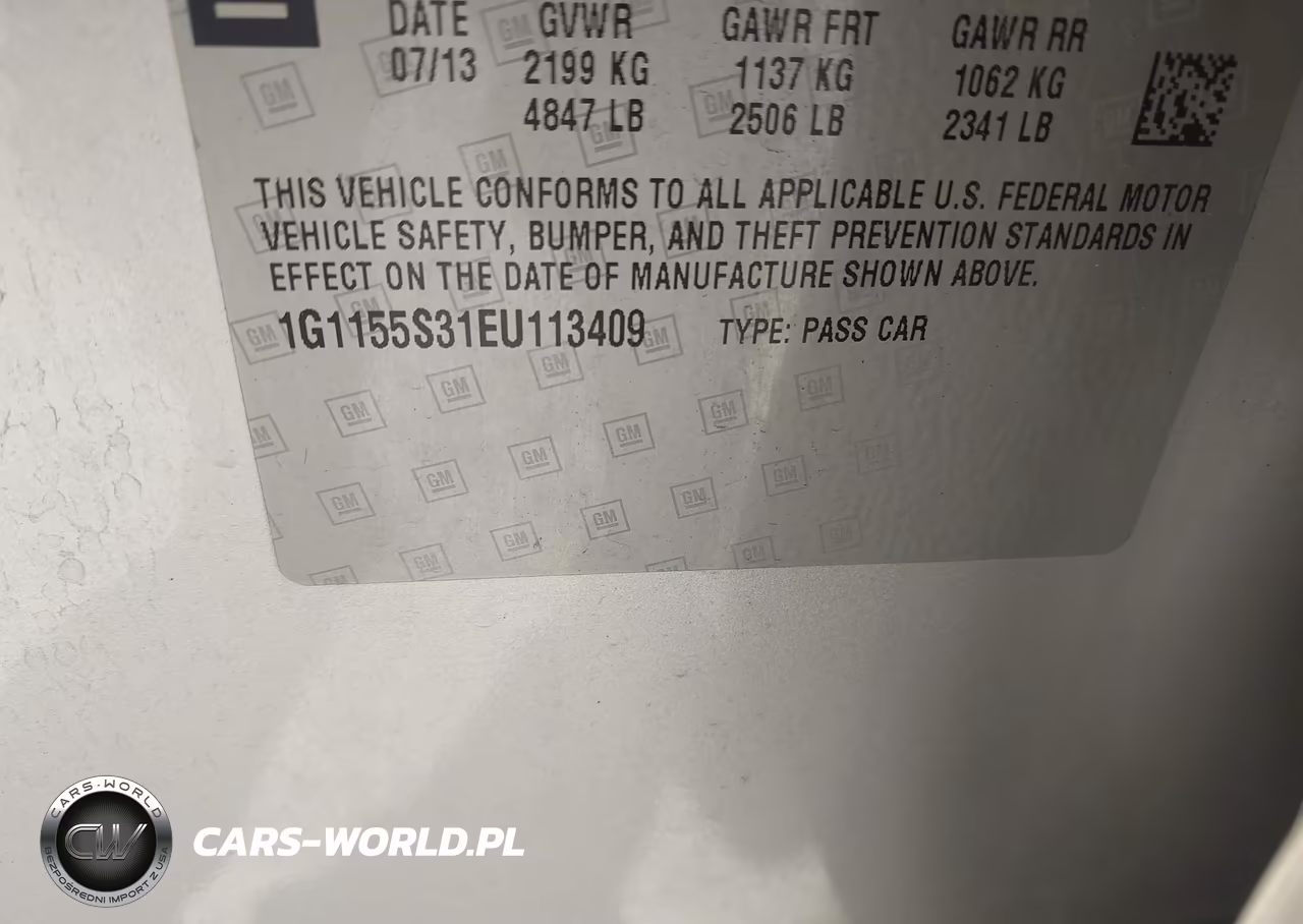 2014 Chevrolet Impala 2Lz VIN:1G1155S31EU113409 - 9