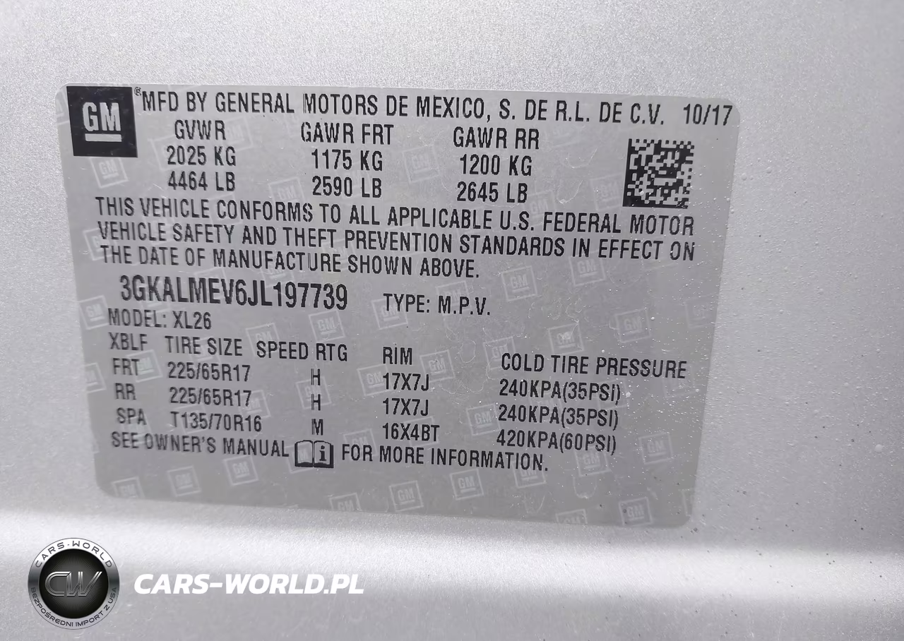 2018 GMC Terrain Sle VIN:3GKALMEV6JL197739 - 9