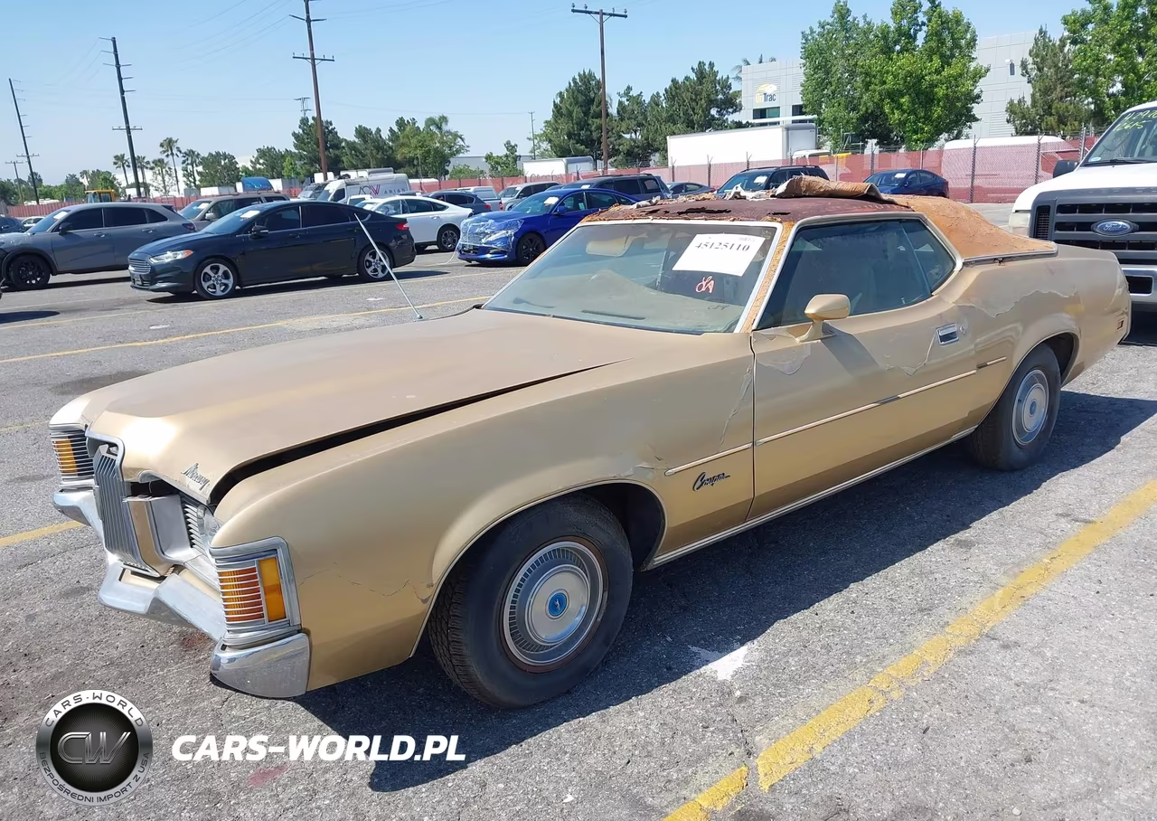 1972 Mercury Cougar VIN:2F91H513729 - 2