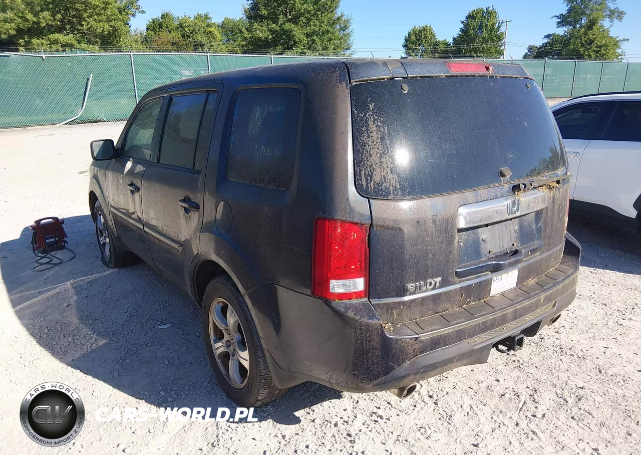 2012 Honda Pilot Ex-L VIN:5FNYF3H55CB014999 - 3