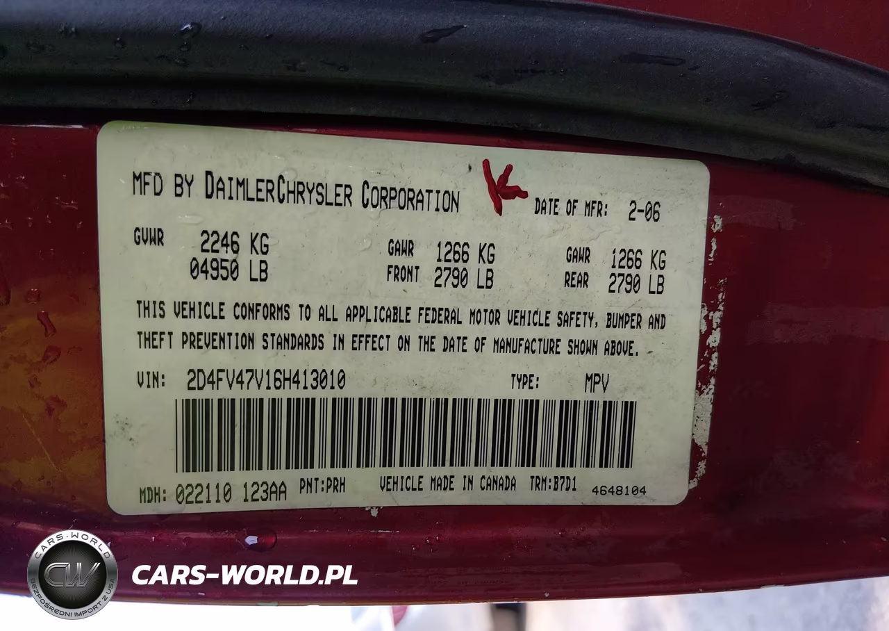 2006 Dodge Magnum VIN:2D4FV47V16H413010 - 9