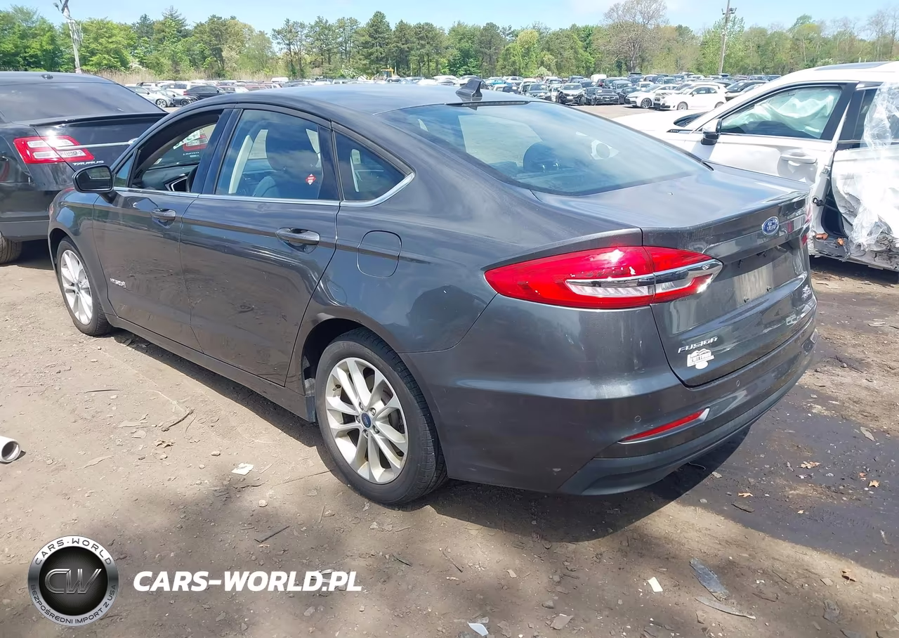 2019 Ford Fusion Hybrid Se VIN:3FA6P0LUXKR191942 - 3