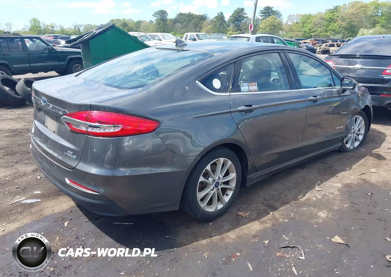 2019 Ford Fusion Hybrid Se VIN:3FA6P0LUXKR191942 - 4