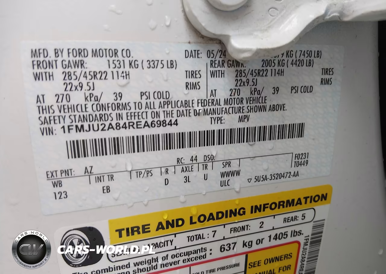 2024 Ford Expedition Limited VIN:1FMJU2A84REA69844 - 9