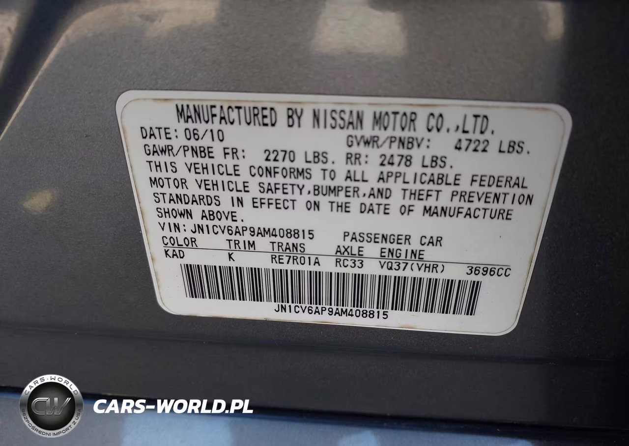 2010 Infiniti G37 Journey VIN:JN1CV6AP9AM408815 - 9